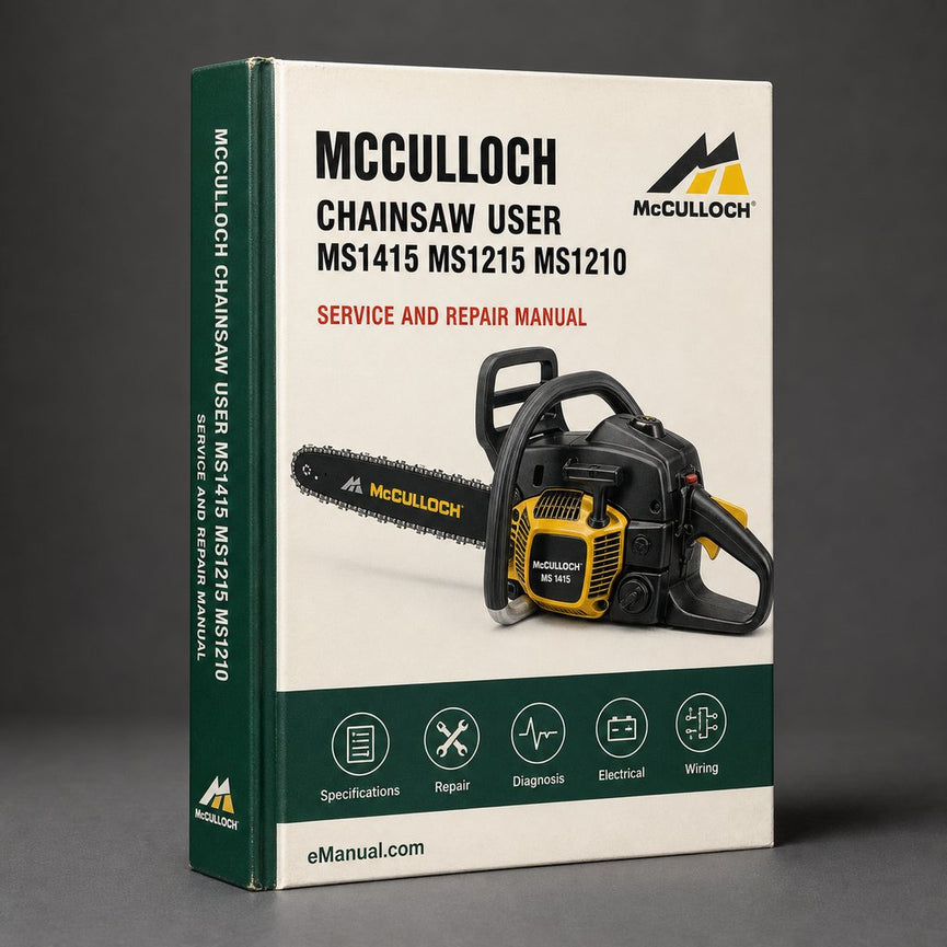 MCCULLOCH CHAINSAW User Manual MS1415 MS1215 MS1210