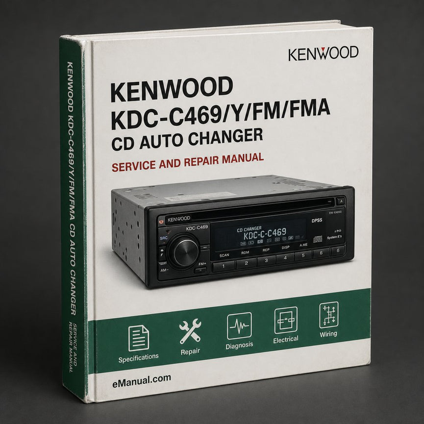 Kenwood KDC-C469/Y/FM/FMA CD Auto CHANGER Service Manual
