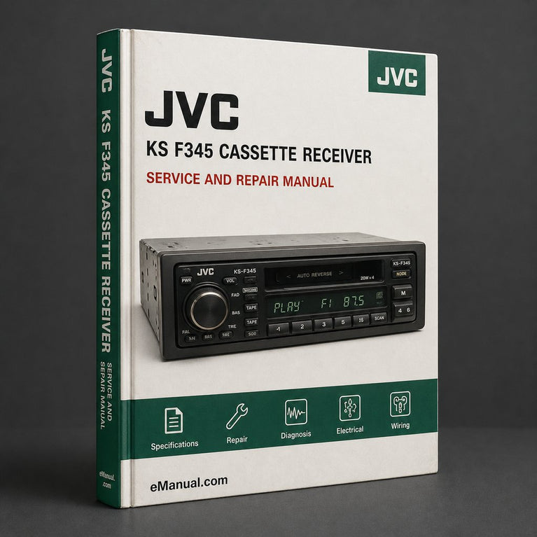 JVC KS F345 CASSETTE Receiver Service Manual