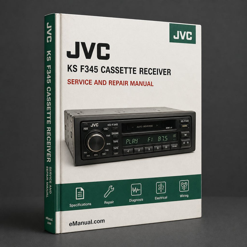 JVC KS F345 CASSETTE Receiver Service Manual