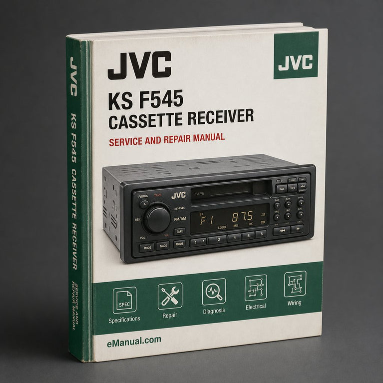 JVC KS F545 CASSETTE Receiver Service Manual