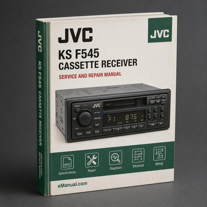 JVC KS F545 CASSETTE Receiver Service Manual