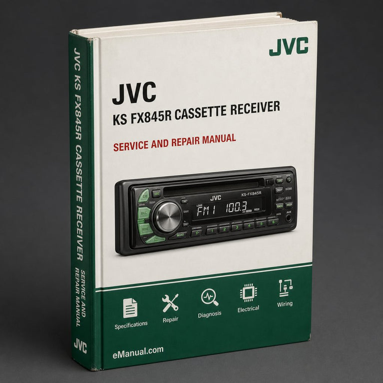 JVC KS FX845R CASSETTE Receiver Service Manual