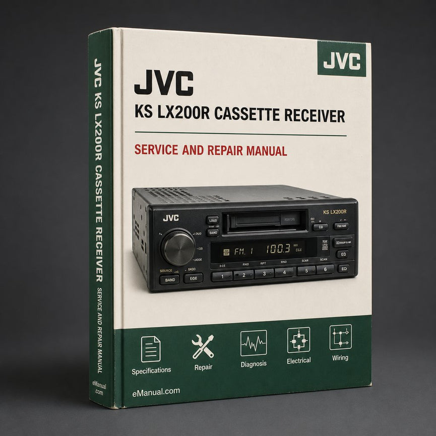 JVC KS LX200R CASSETTE Receiver Service Manual