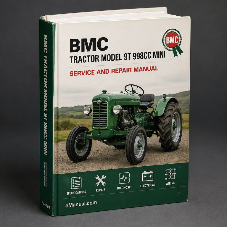 BMC Tractor Service model 9T - 998cc Mini Tractor