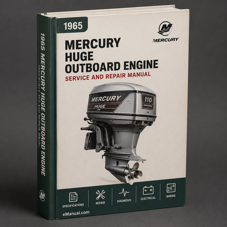 HUGE MERCURY OUTBOARD Engine Workshop Manual 1965 1966 1967 1968 1969 1970 1971 1972 1973 1974 1975 1976 1977 1978 1979 1980 1981 1982 1983 1984 1985 1986 1987 1988 1989 EngineS 45 50 60 65 70 75