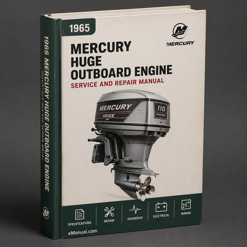 HUGE MERCURY OUTBOARD Engine Workshop Manual 1965 1966 1967 1968 1969 1970 1971 1972 1973 1974 1975 1976 1977 1978 1979 1980 1981 1982 1983 1984 1985 1986 1987 1988 1989 EngineS 45 50 60 65 70 75