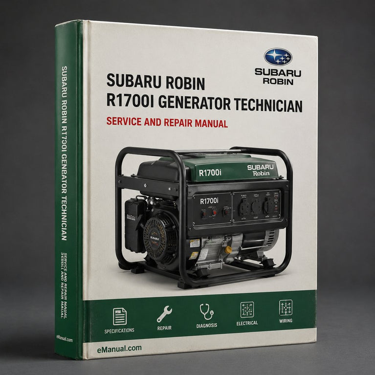 Subaru Robin R1700I Generator Technician / Service Manual