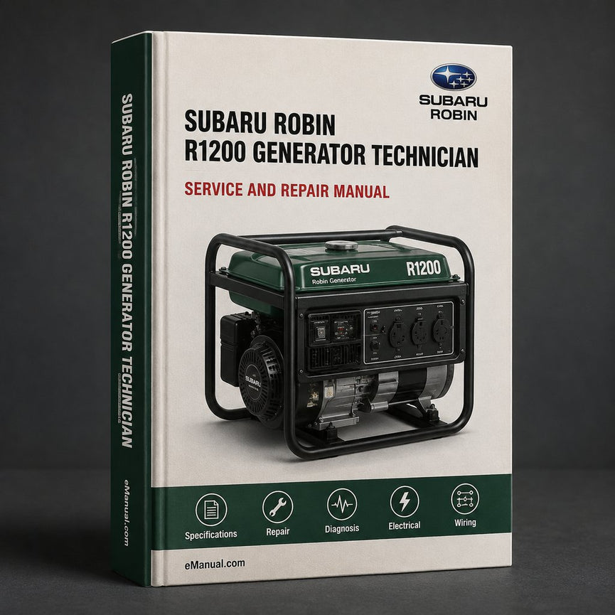Subaru Robin R1200 Generator Technician / Service Manual