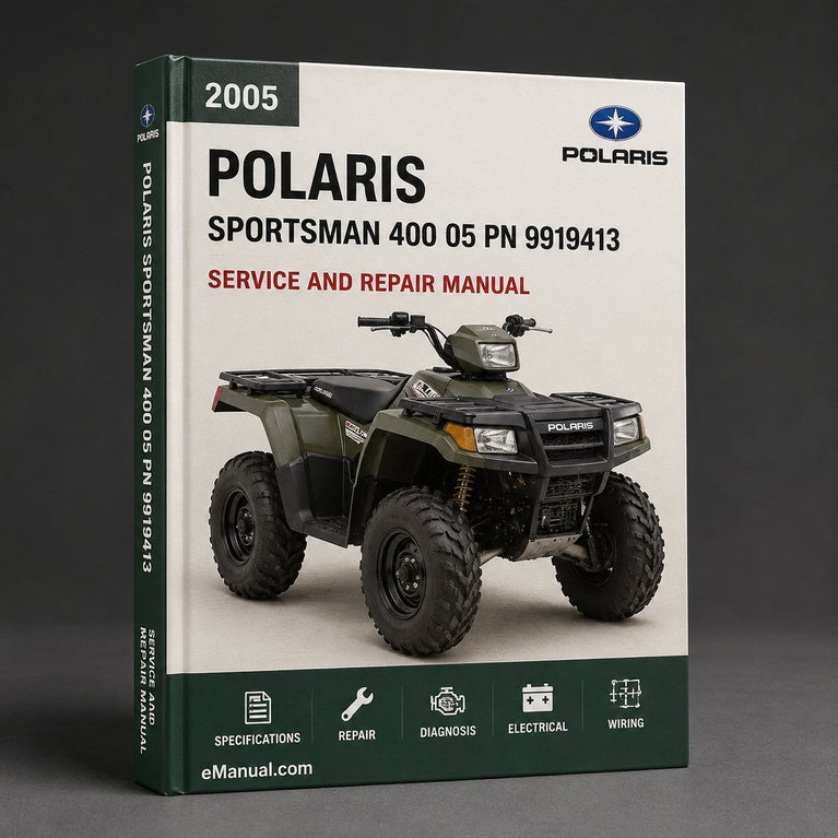 2005 POLARIS SPORTSMAN 400 Parts Manual 05 (PN 9919413 and MICROFICHE PN 9919414) - ModelS COVERED (SPORTSMAN 400 Model #A05MH42AB Model #A05MH42AG Model #A05MH42AH ) -