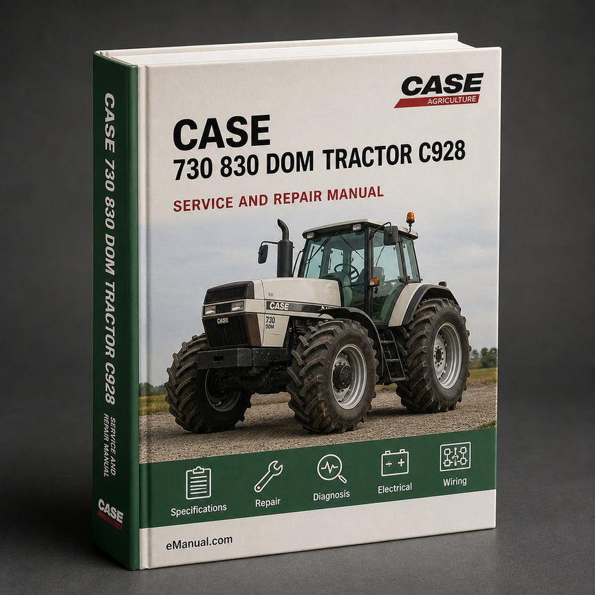 CASE 730 830 DOM Tractor Parts Manual C928 Download