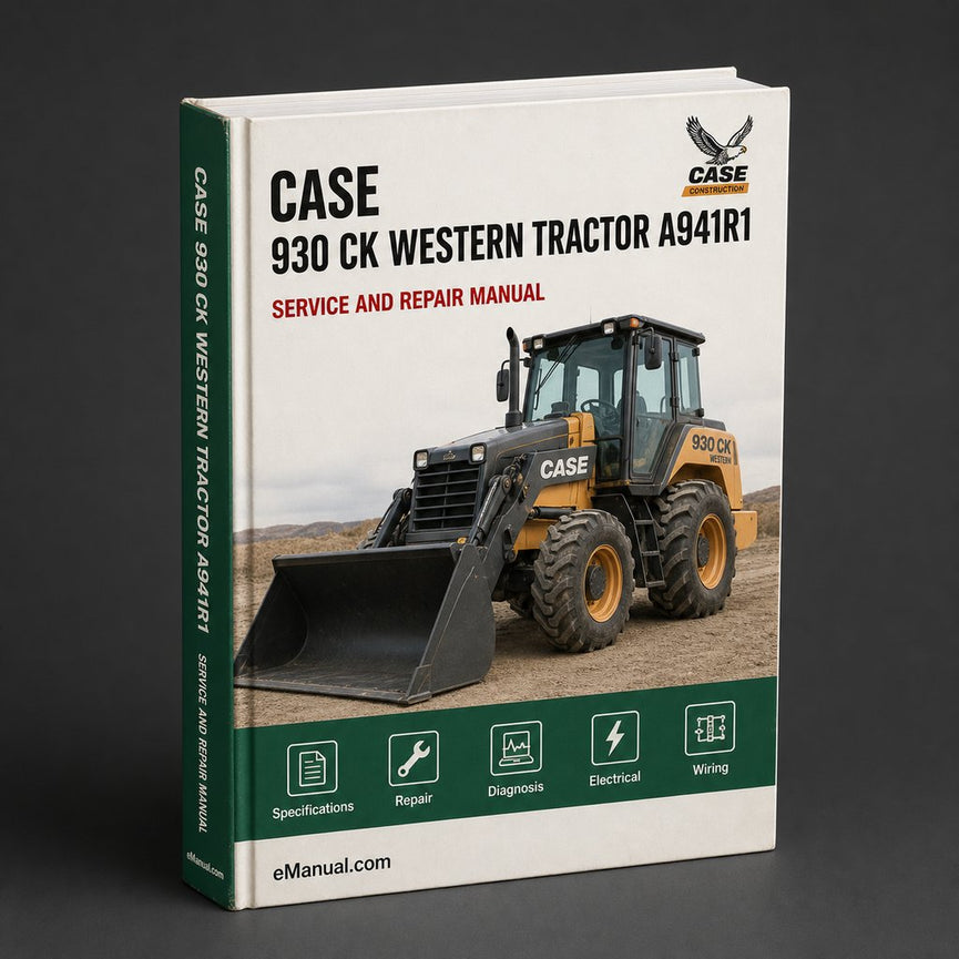 CASE 930 CK WESTERN Tractor Parts Manual A941R1 Download