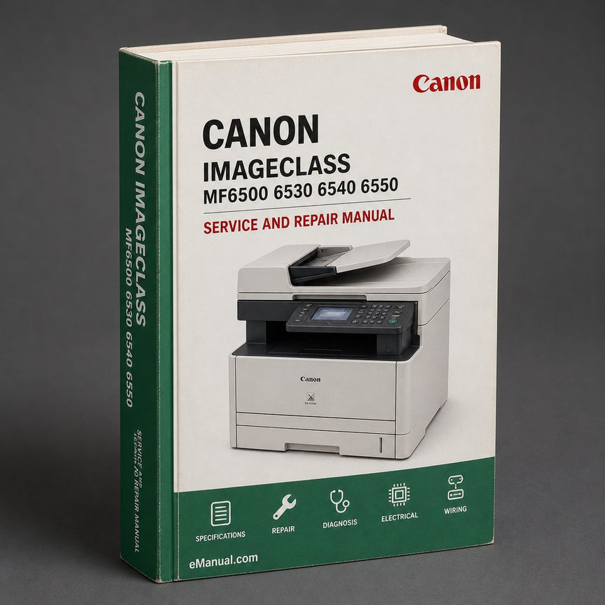 Canon ImageClass MF6500 6530 6540 6550 6580 Service & Repair Manual + Parts Catalog