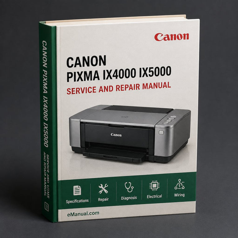 Canon Pixma iX4000 iX5000 Service Manual & Repair Guide