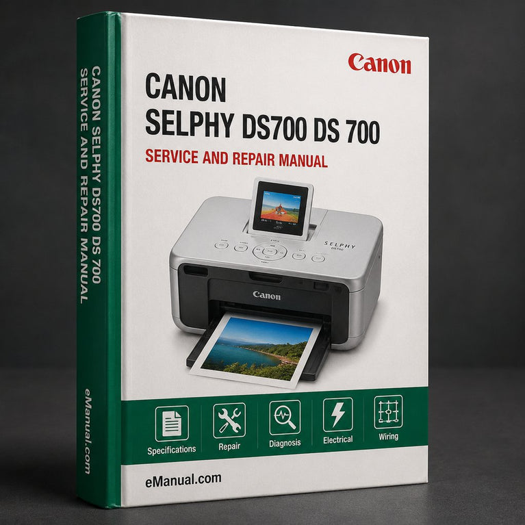 Canon Selphy DS700 DS 700 Service Manual + Parts Catalog