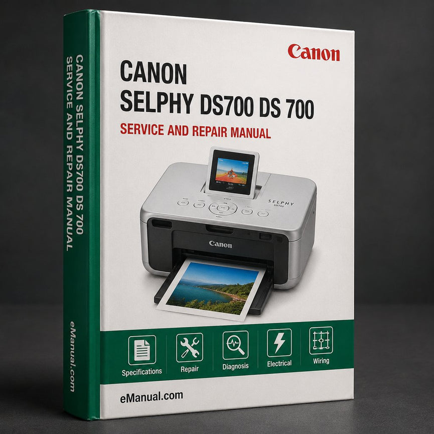Canon Selphy DS700 DS 700 Service Manual + Parts Catalog