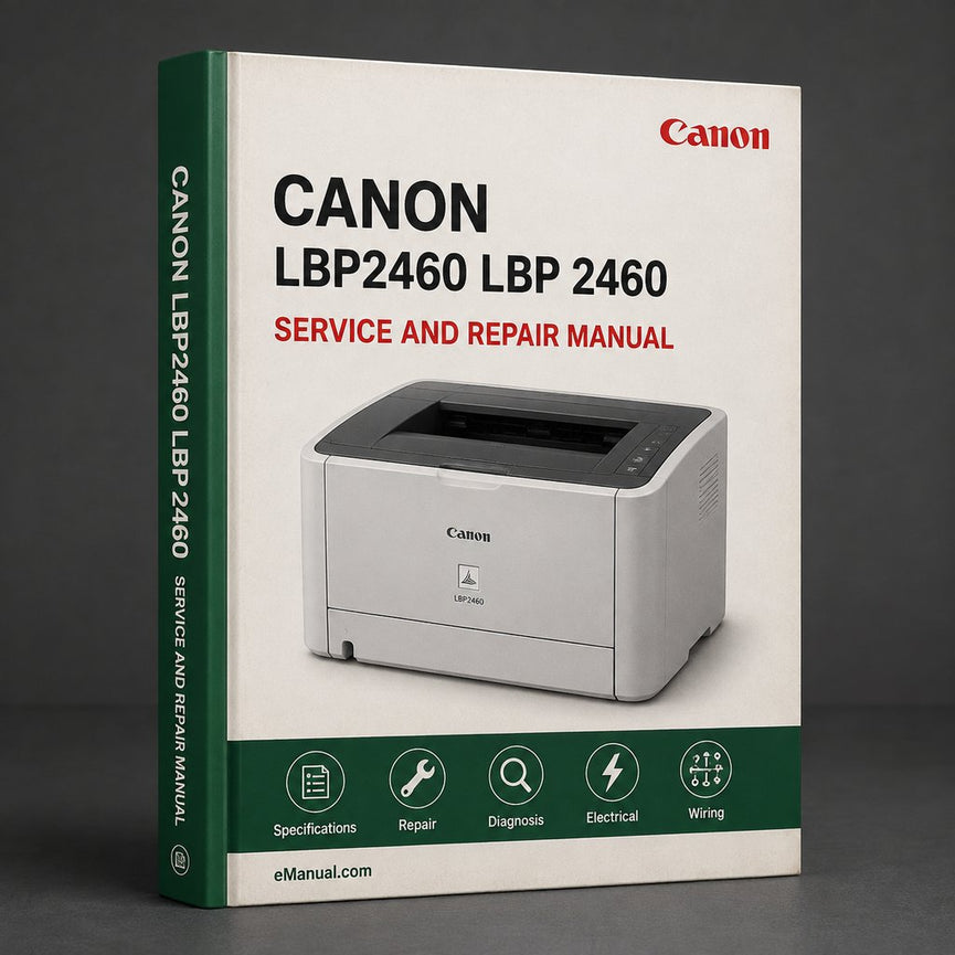 Canon LBP2460 LBP 2460 Service Manual & Repair Guide