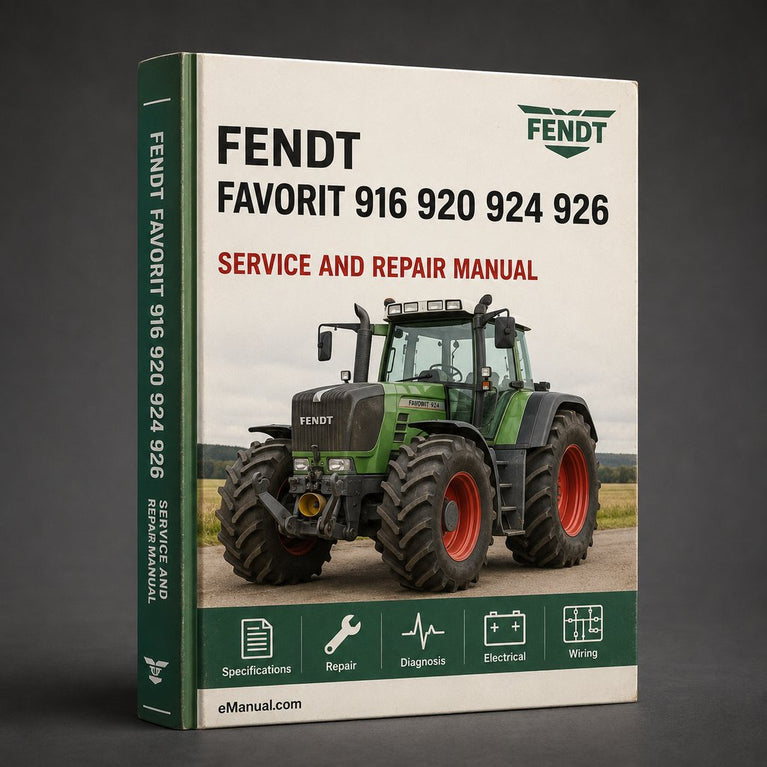 Fendt Favorit 916 920 924 926 Tractor Service Repair Manual