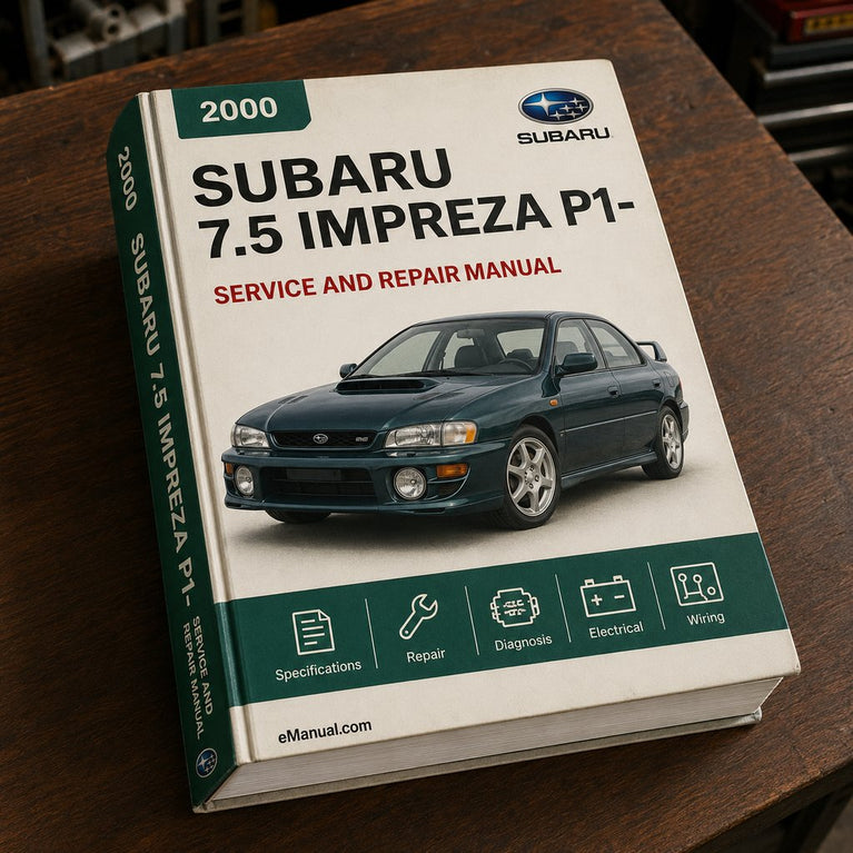 (7.5 MB) 2000 Subaru Impreza P1-DIY Service Manual (FSM)/Repair Manual/Workshop Manual 00-( Format)
