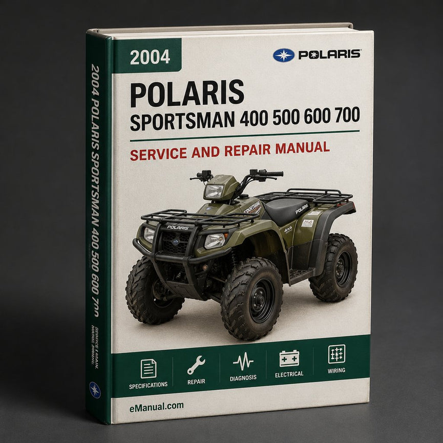 2004 POLARIS SPORTSMAN 400 500 600 700 Owners Manual * PDF (5 MB) - Instant Download