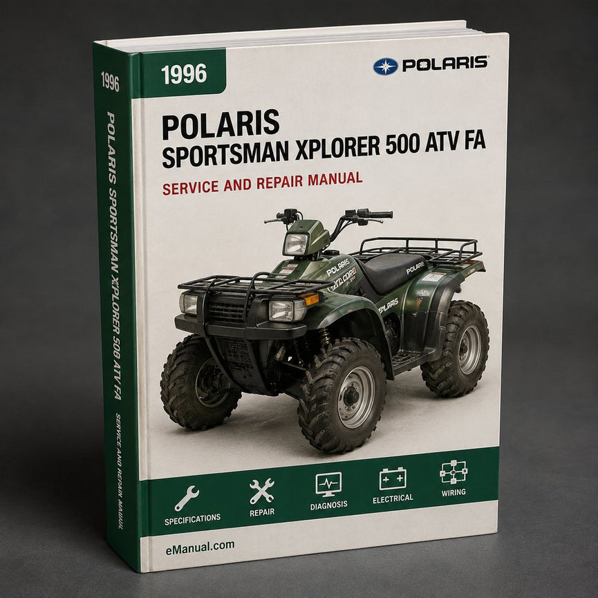 POLARIS SPORTSMAN XPLORER 500 ATV ( 1996 1997 1998 1999 2000 2001 2002 2003 ) Factory Service / Repair / Maintenance Manual ( 96 97 98 99 00 01 02 03 ) - Download PDF