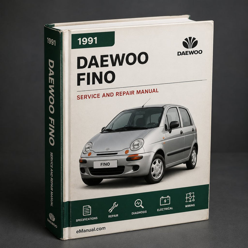 Daewoo Fino 1991-2001 Factory Service Repair Manual