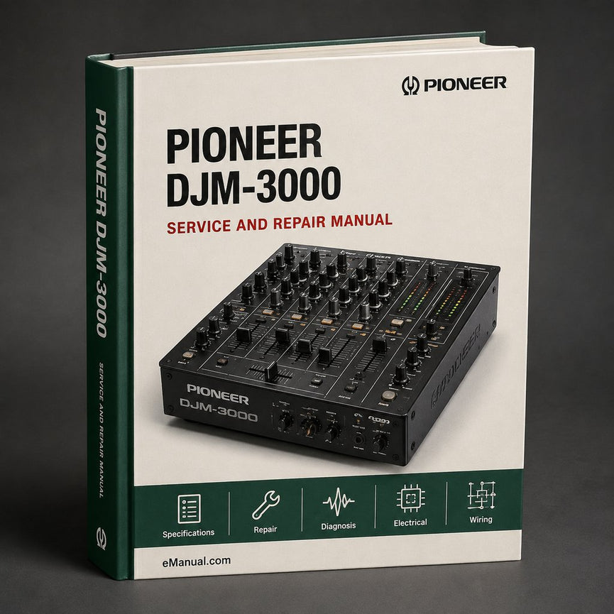 Pioneer DJM-3000 Service Manual & Repair Guide