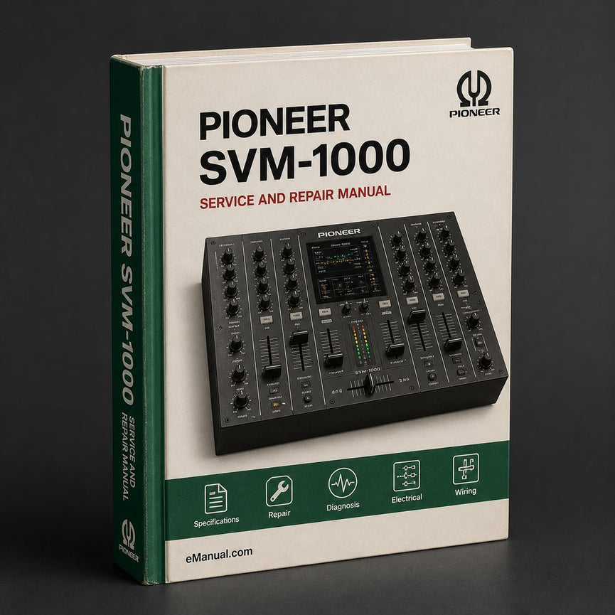 Pioneer SVM-1000 Service Manual & Repair Guide