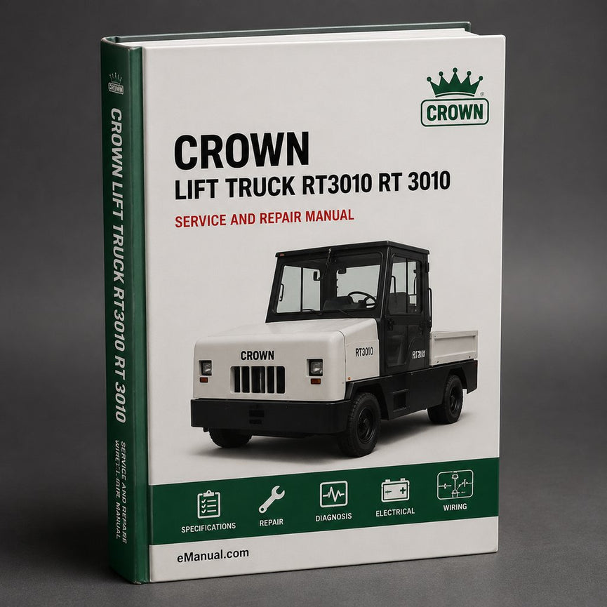 CROWN Lift Truck rt3010 RT 3010 Parts PART Manual