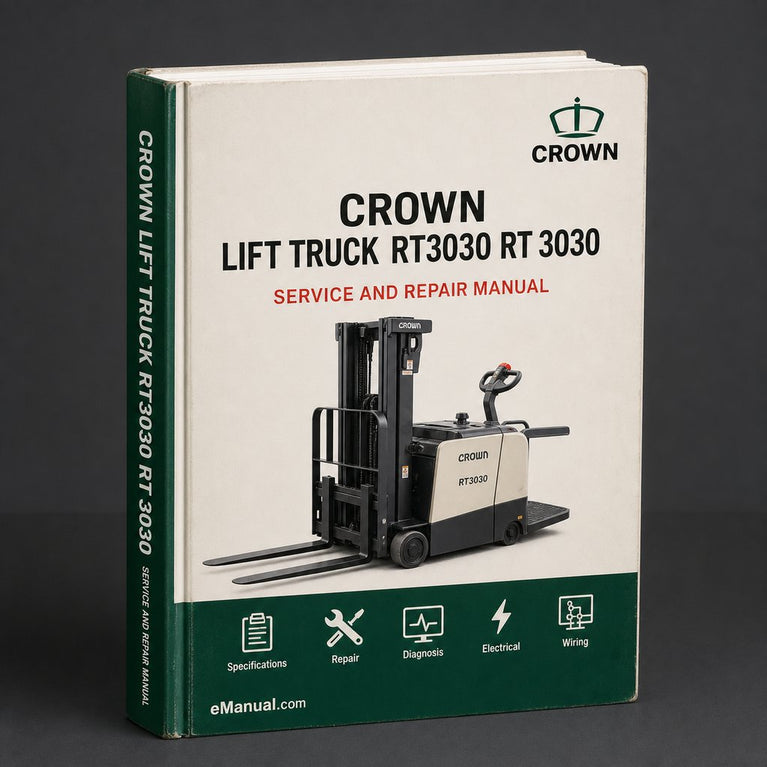 CROWN Lift Truck rt3030 RT 3030 Parts PART Manual