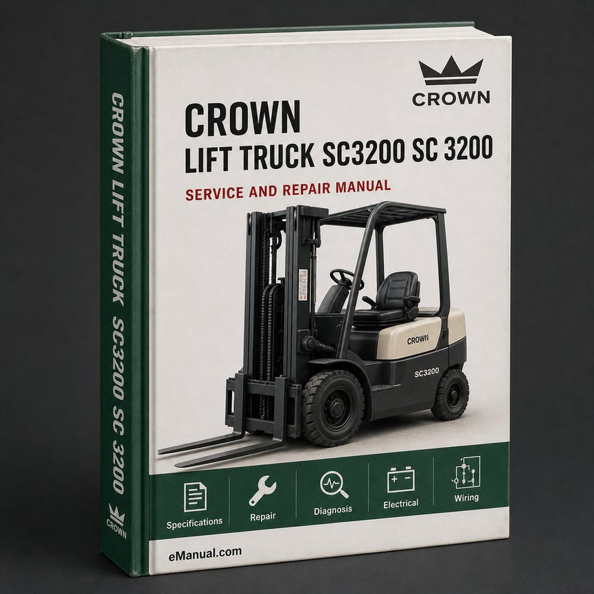 CROWN Lift Truck SC3200 SC 3200 Parts PART Manual