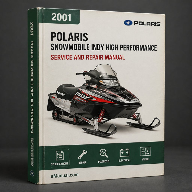 Polaris snowmobile Indy Service Manual Repair 2001 High Performance