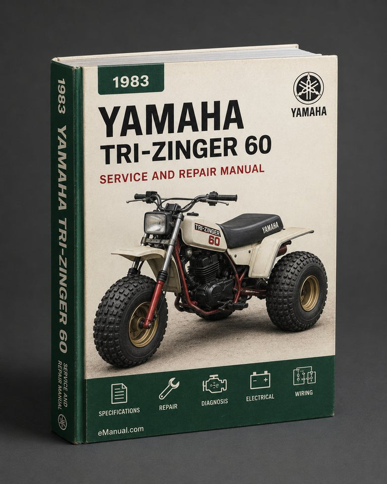1983-1985 Yamaha Tri-Zinger 60 Repair Manual