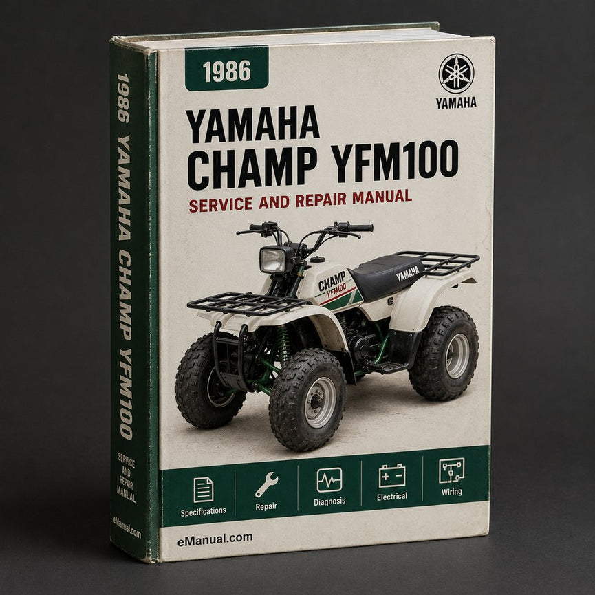 1986-1991 Yamaha Champ YFM100 Repair Manual