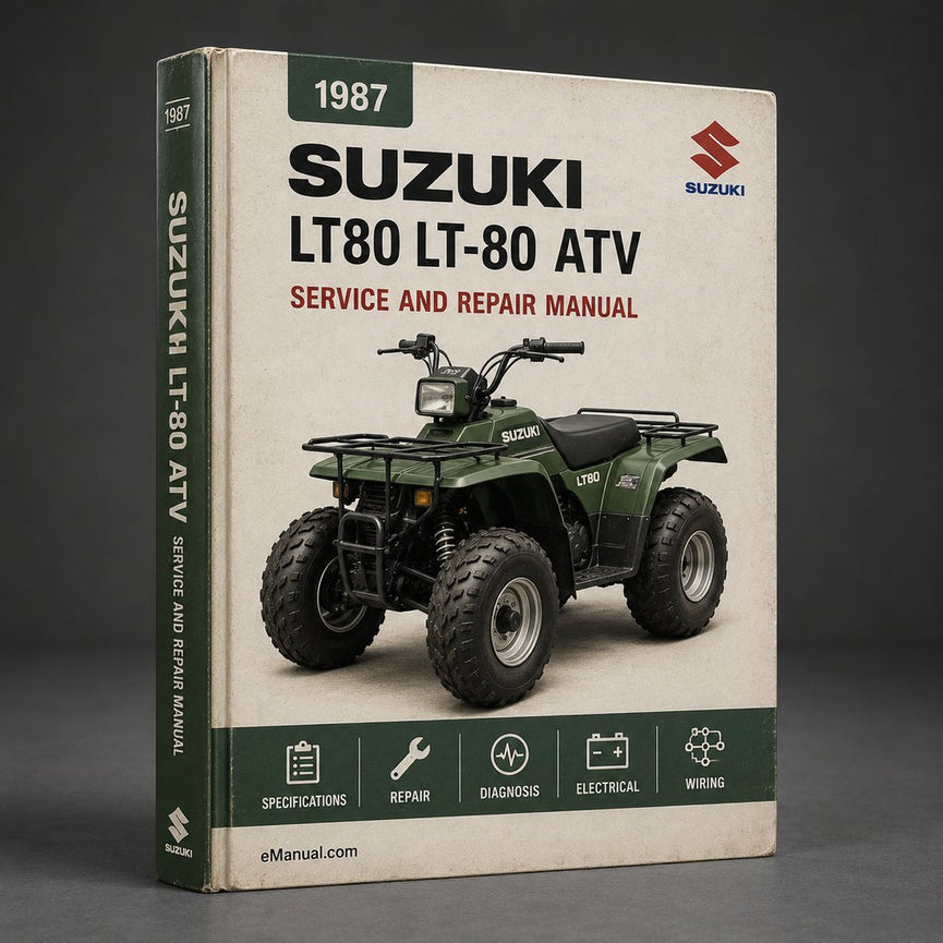 1987-2006 Suzuki Lt80 (Lt-80) ATV Repair Manual