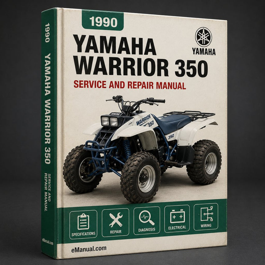1990-2000 Yamaha Warrior 350 Repair Manual
