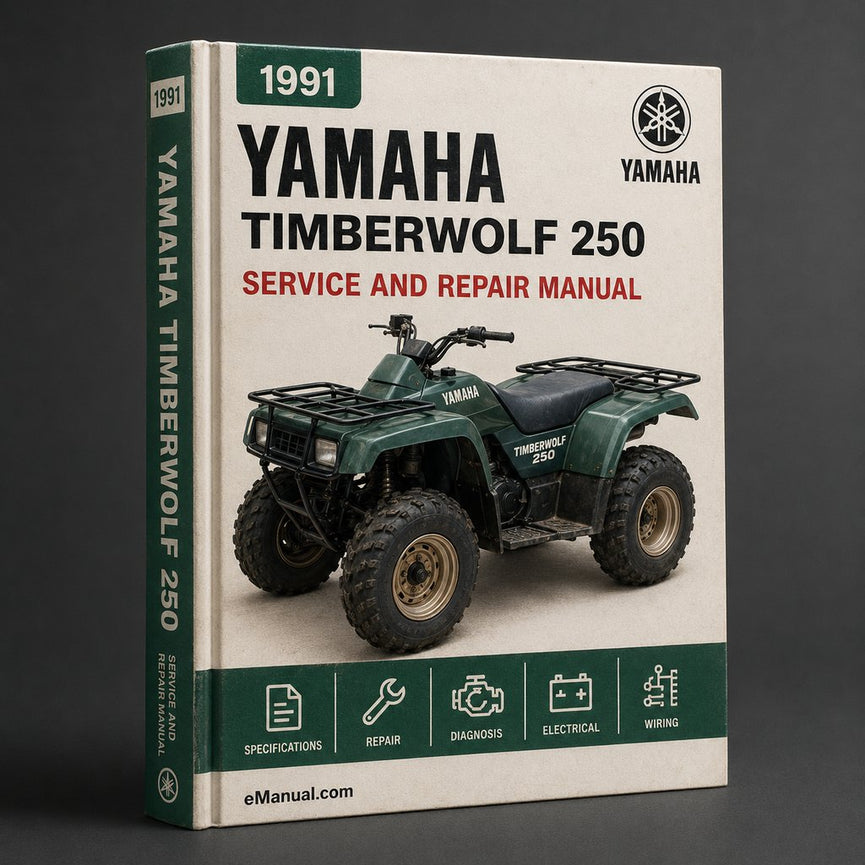 1991-1998 Yamaha Timberwolf 250 Repair Manual