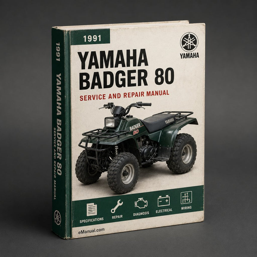1991-2001 Yamaha Badger 80 Repair Manual