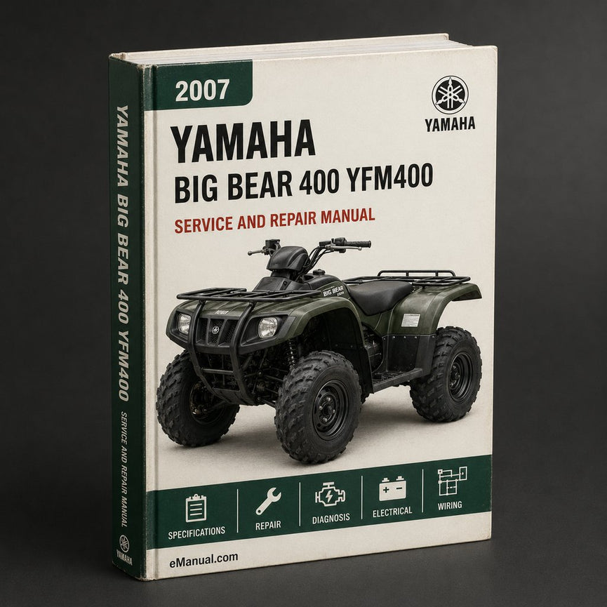 2007-2012 Yamaha Big Bear 400 Repair Manual YFM400