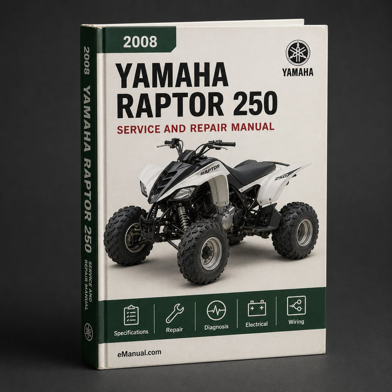 2008 Yamaha Raptor 250 Repair Manual