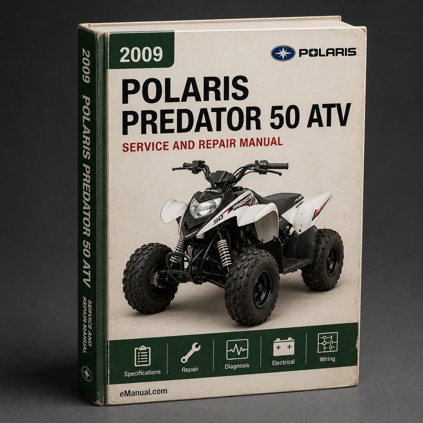 2009 Polaris Predator 50 ATV Repair Manual