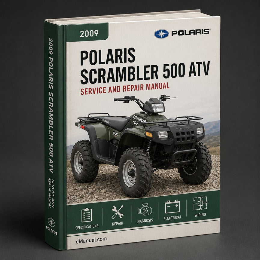 2009 Polaris Scrambler 500 ATV Repair Manual