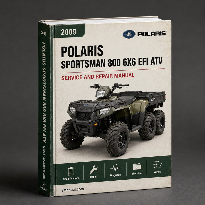 2009 Polaris Sportsman 800 6X6 EFI ATV Repair Manual