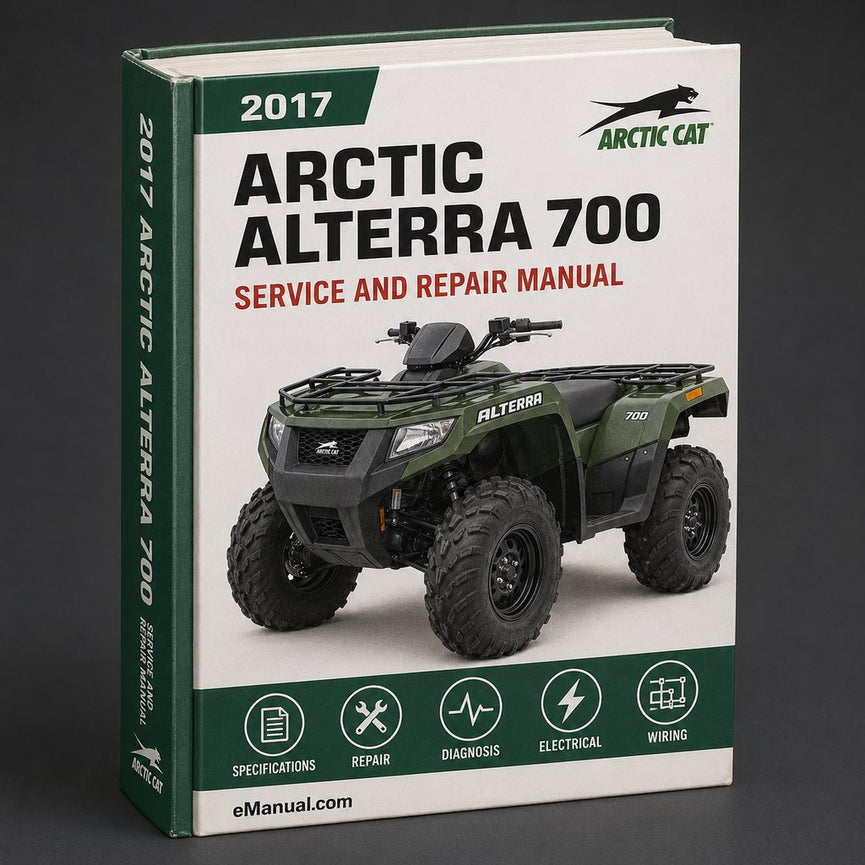 2017 Arctic Alterra 700 Repair Manual