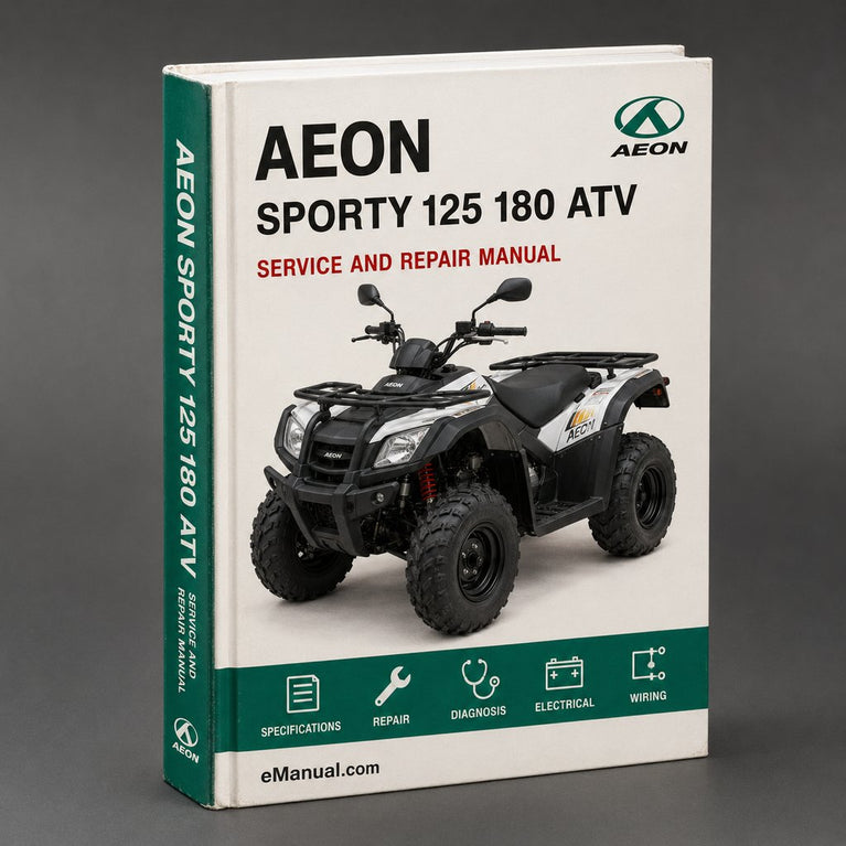 Aeon New Sporty 125 180 ATV Service Repair Workshop Manual