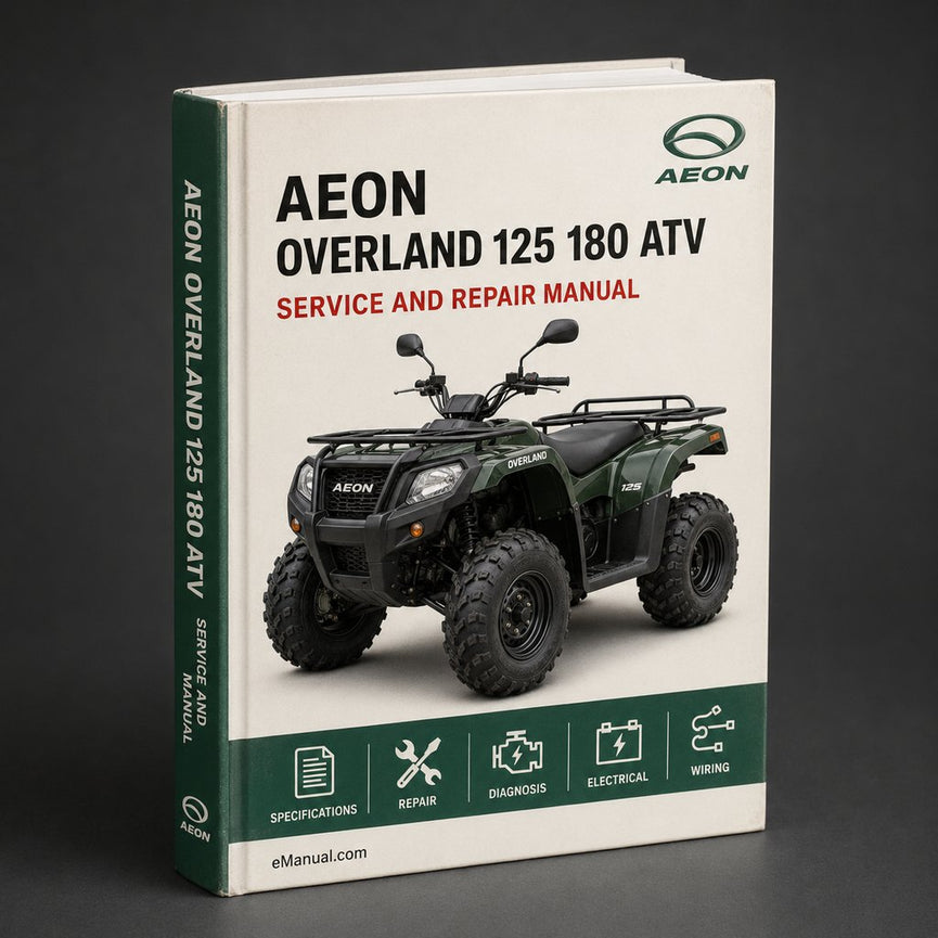 Aeon Overland 125 180 ATV Service Repair Workshop Manual