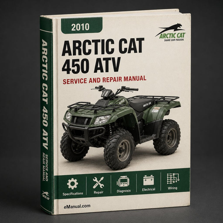 Arctic Cat 450 2010 ATV Service Repair Workshop Manual