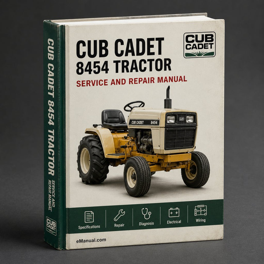 Cub Cadet 8454 Tractor Service Repair Workshop Manual