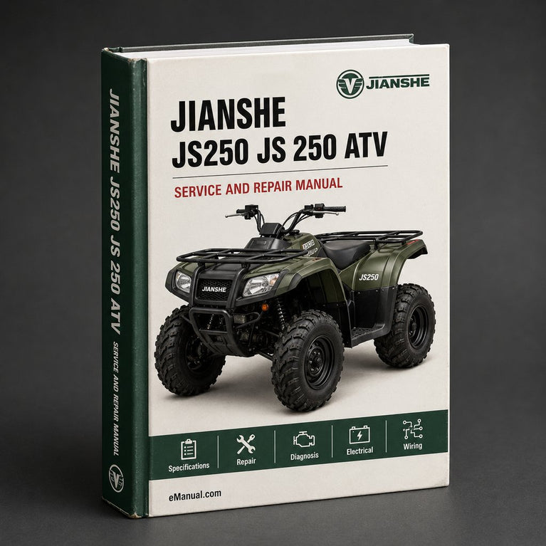 Jianshe JS250 JS 250 ATV Service Repair Workshop Manual