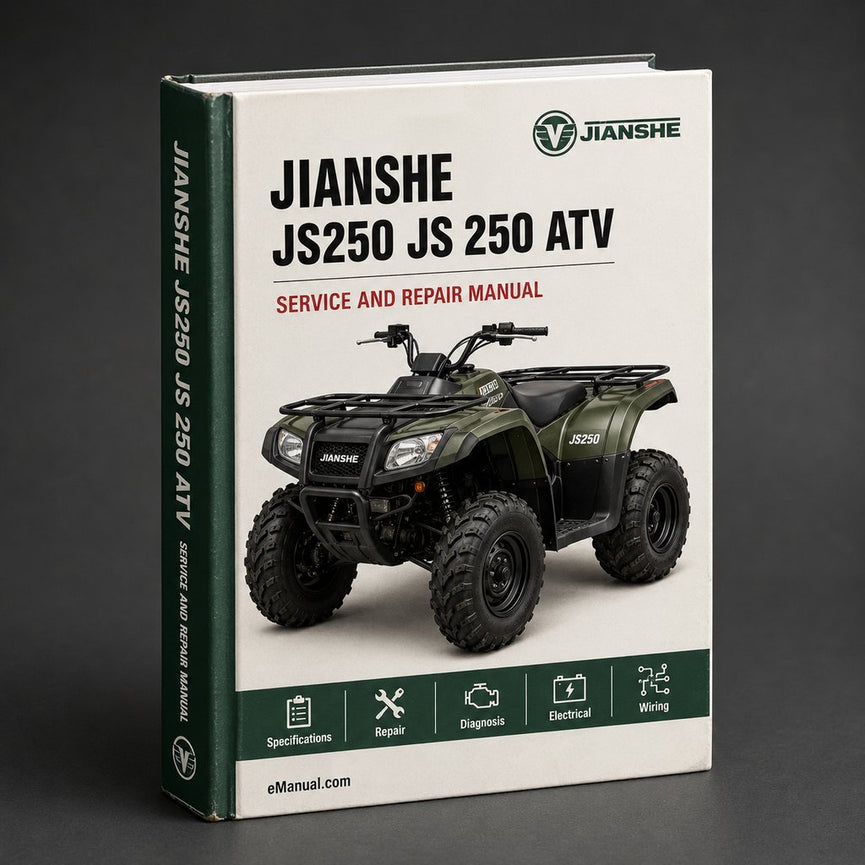 Jianshe JS250 JS 250 ATV Service Repair Workshop Manual